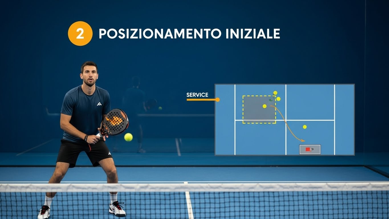 Come migliorare la tua tecnica di servizio a Padel