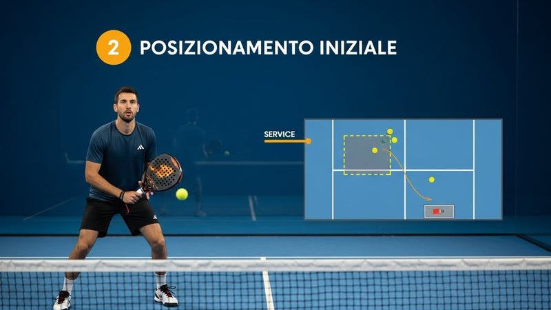 Come migliorare la tua tecnica di servizio a Padel