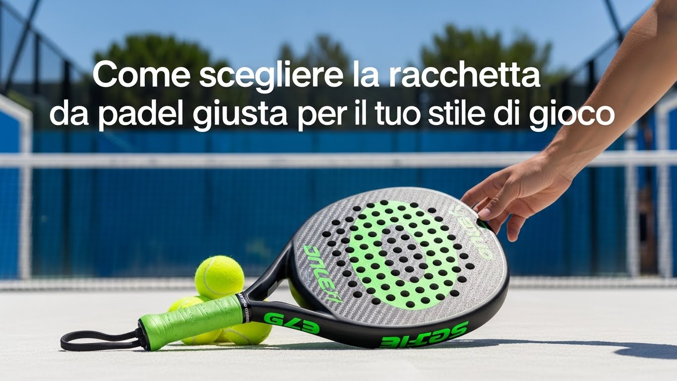 Come scegliere la racchetta di Padel giusta per il tuo stile di gioco