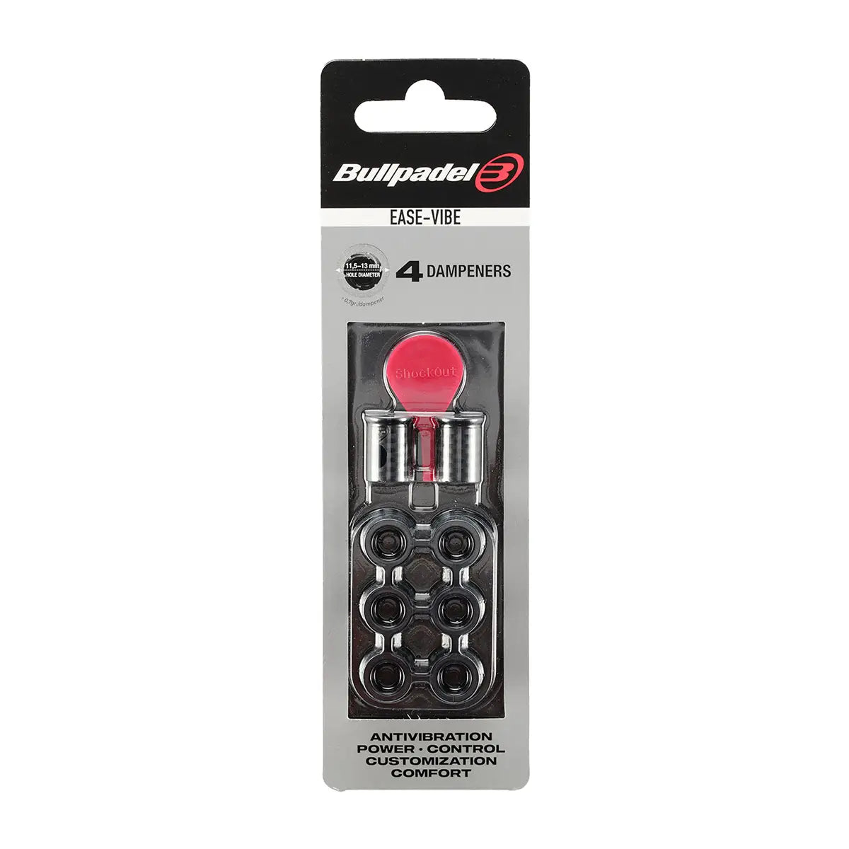 Antivibradores Bullpadel Ease Vibe Nero | ACCESSORIO DA PADEL