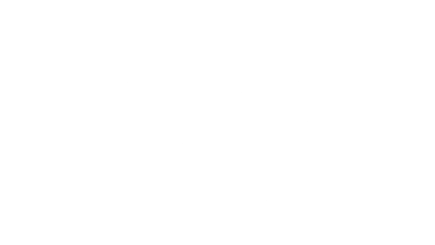 Immagine logo ByVP, bianco su sfondo scuro