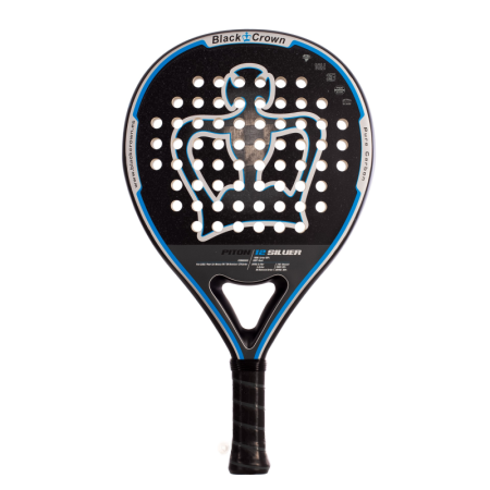 racchetta da padel Black Crown Piton 12 Silver | RACCHETTA DA PADEL frontale