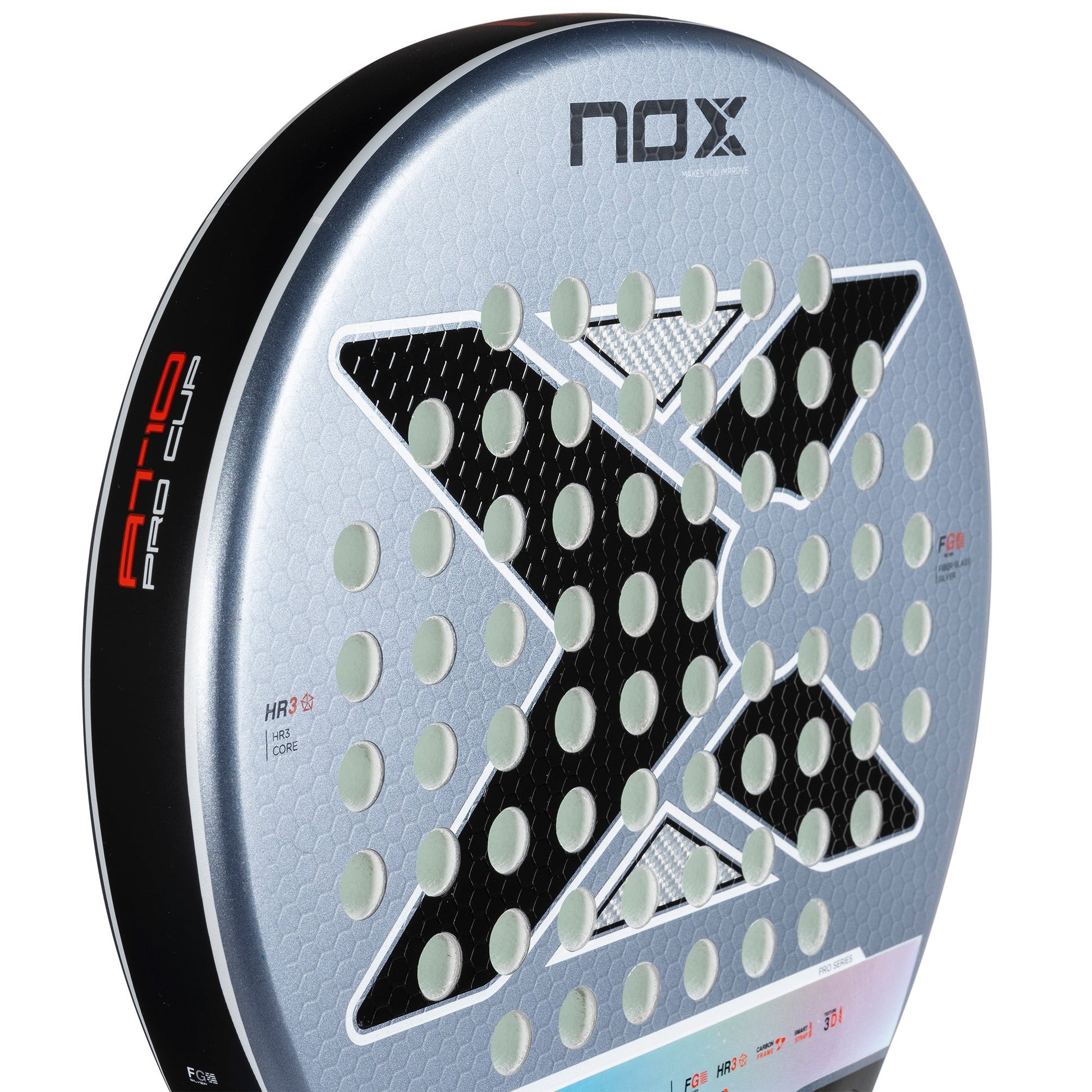 racchetta da padel Nox AT10 Pro Cup COMFORT By Agustin Tapia 2025 | RACCHETTA DA PADEL frontale