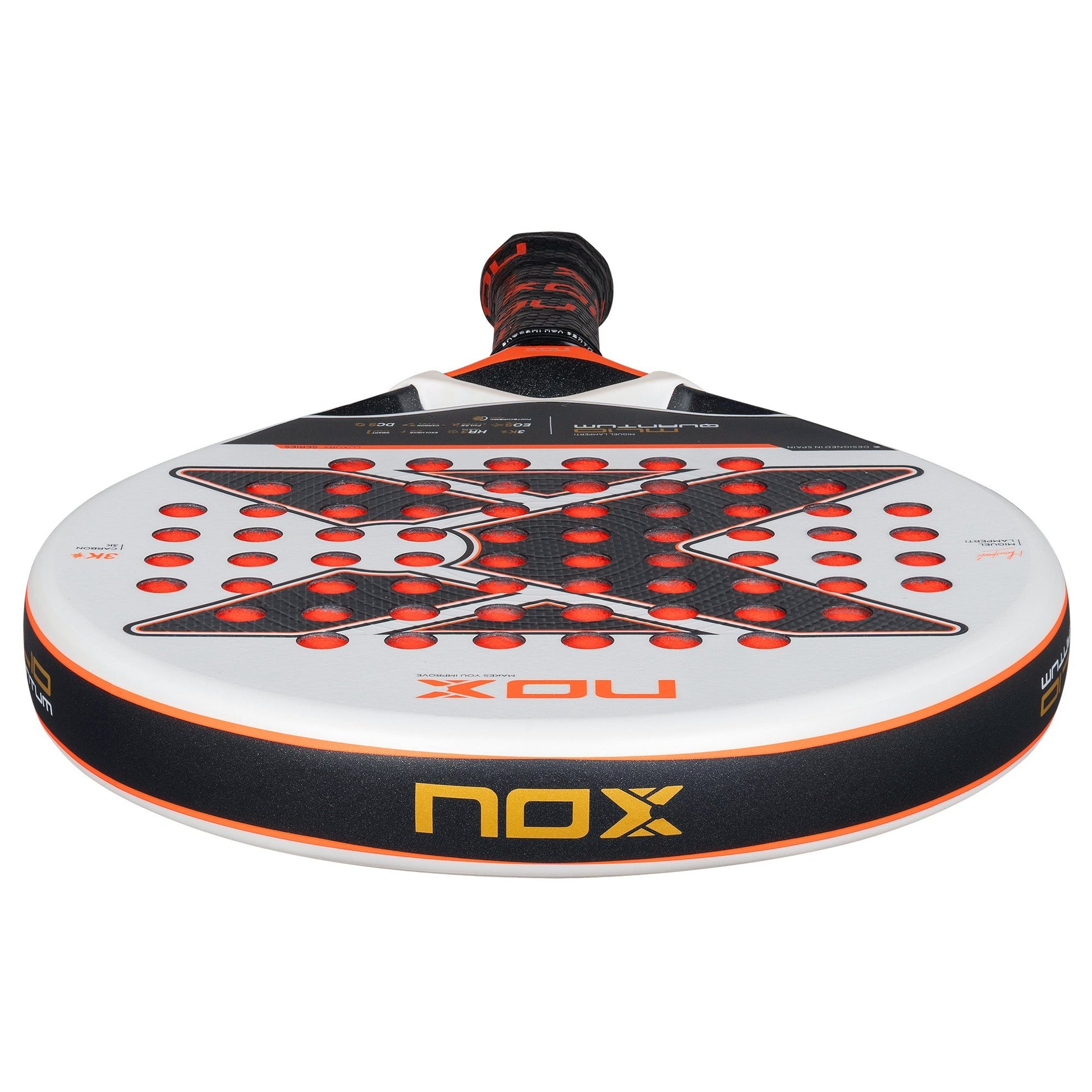 racchetta da padel Nox ML10 Quantum 3K By Miguel Lamperti 2025 | RACCHETTA DA PADEL frontale