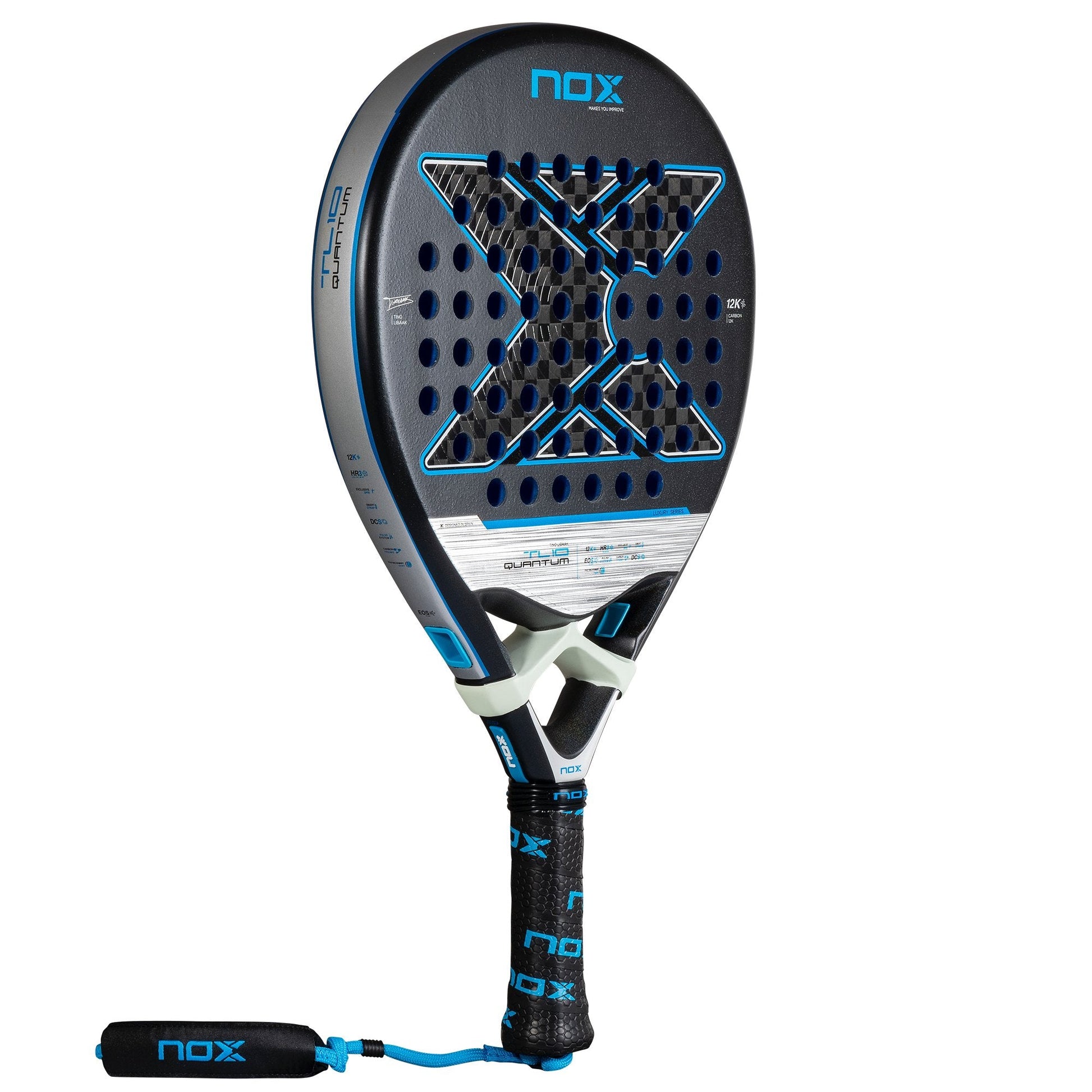 racchetta da padel Nox TL10 Quantum 12K By Tino Libaak 2025 | RACCHETTA DA PADEL frontale