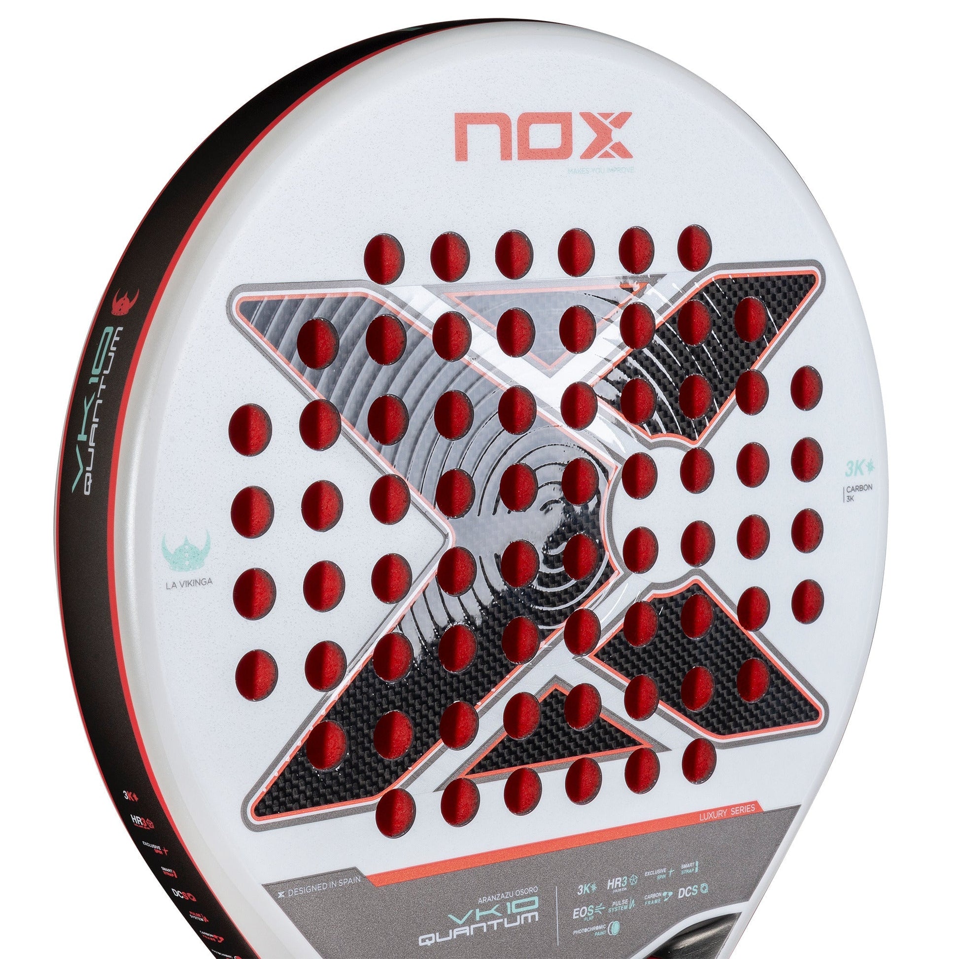 racchetta da padel Nox VK10 Quantum 3K By Aranzazu Osoro 2025 | RACCHETTA DA PADEL frontale