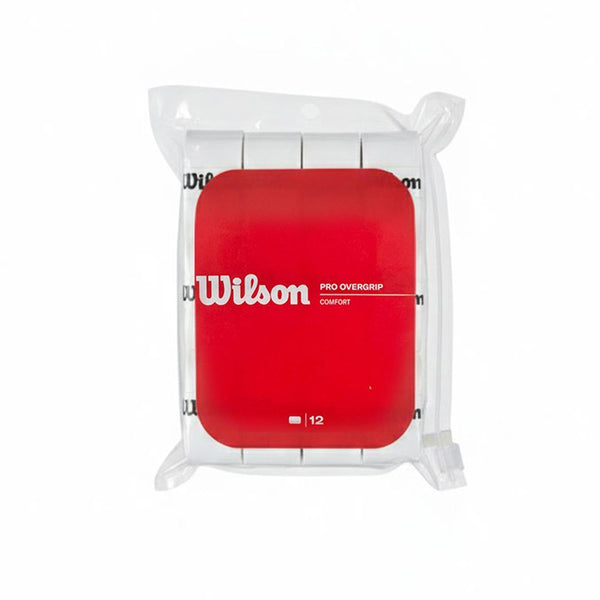 Blister 12 Overgrips Wilson Pro Comfort Bianco | ACCESSORIO DA PADEL