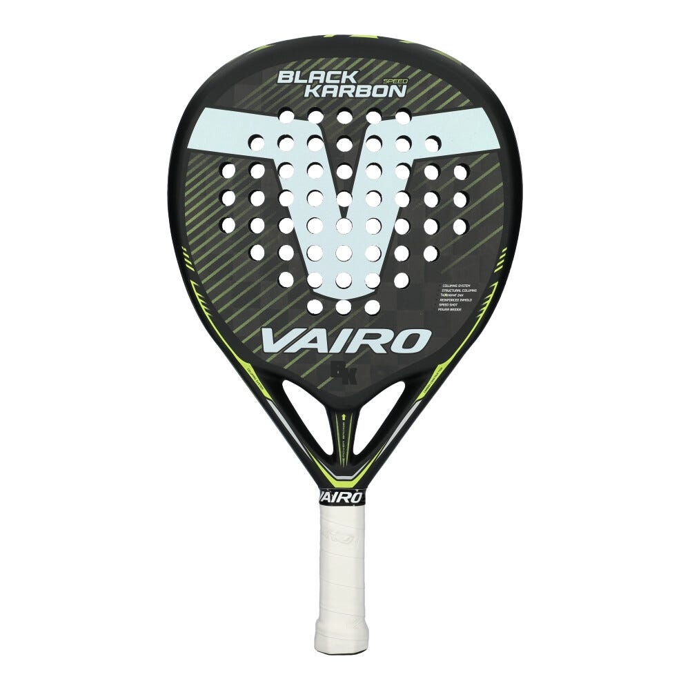 racchetta da padel Vairo Black Karbon Speed Amarillo | RACCHETTA DA PADEL frontale