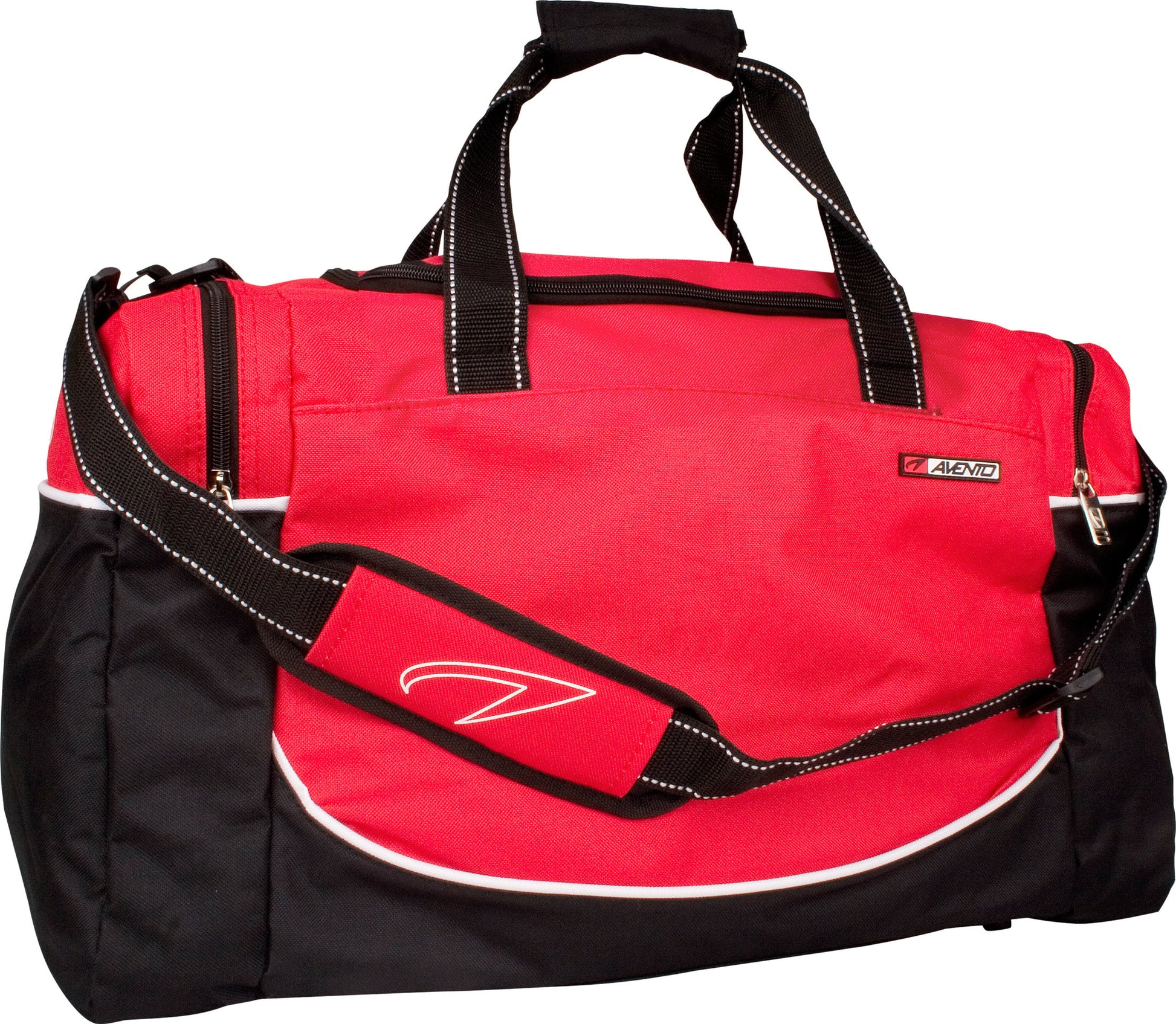 AVENTO BORSONE SPORT 54L ROSSO di profilo