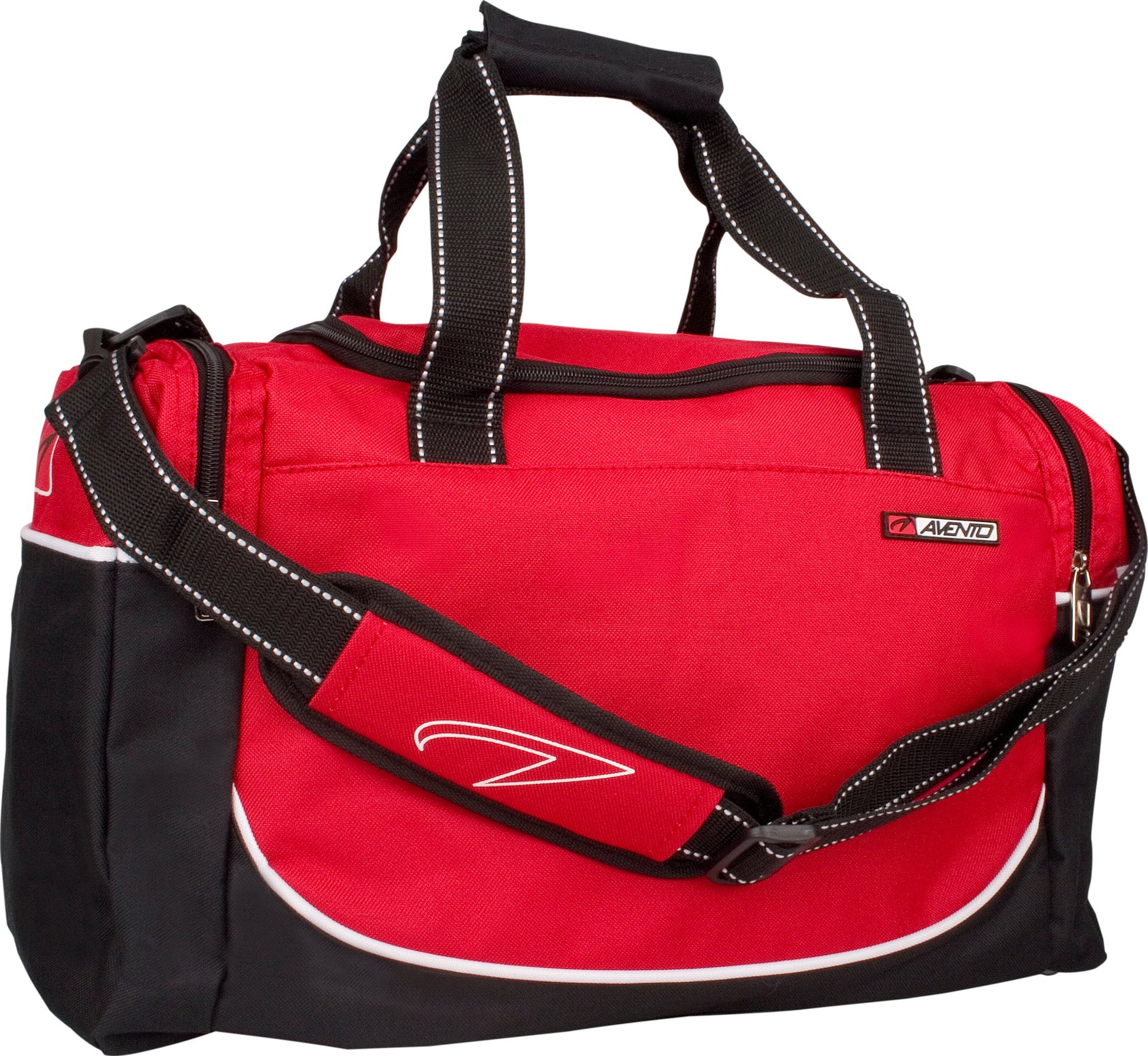 AVENTO BORSONE SPORT 36L ROSSO di profilo