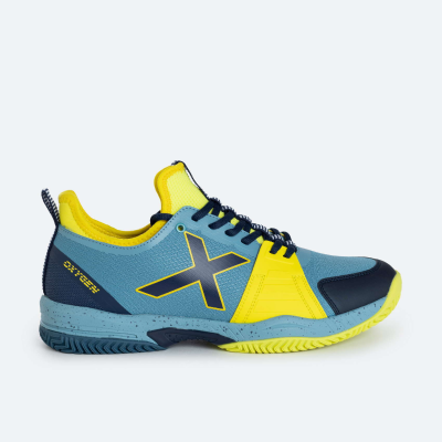 Scarpa Munich Atomik 34 Bianco / Blu / Giallo | RACCHETTA DA PADEL